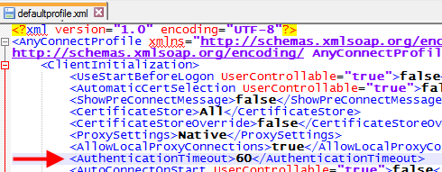 AnyConnect XML modification