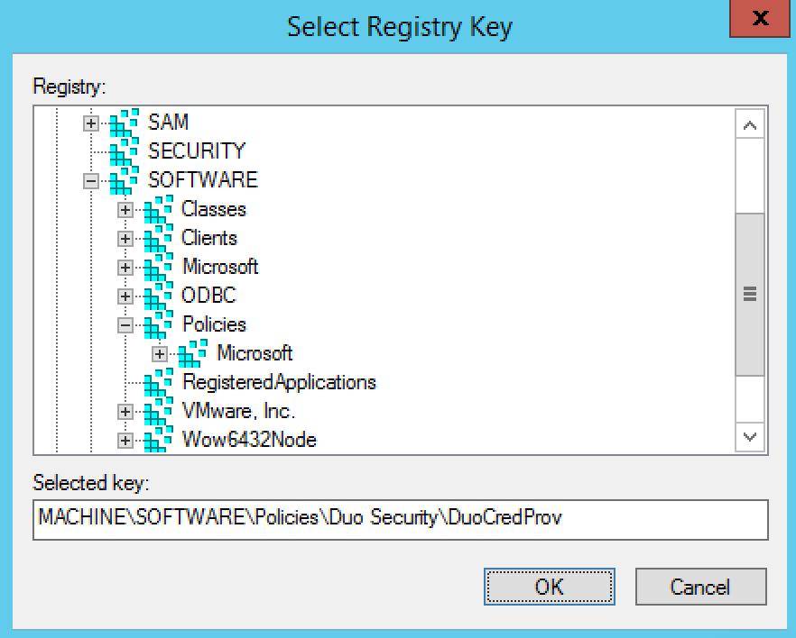 Duo Windows Logon Policy Registry Key