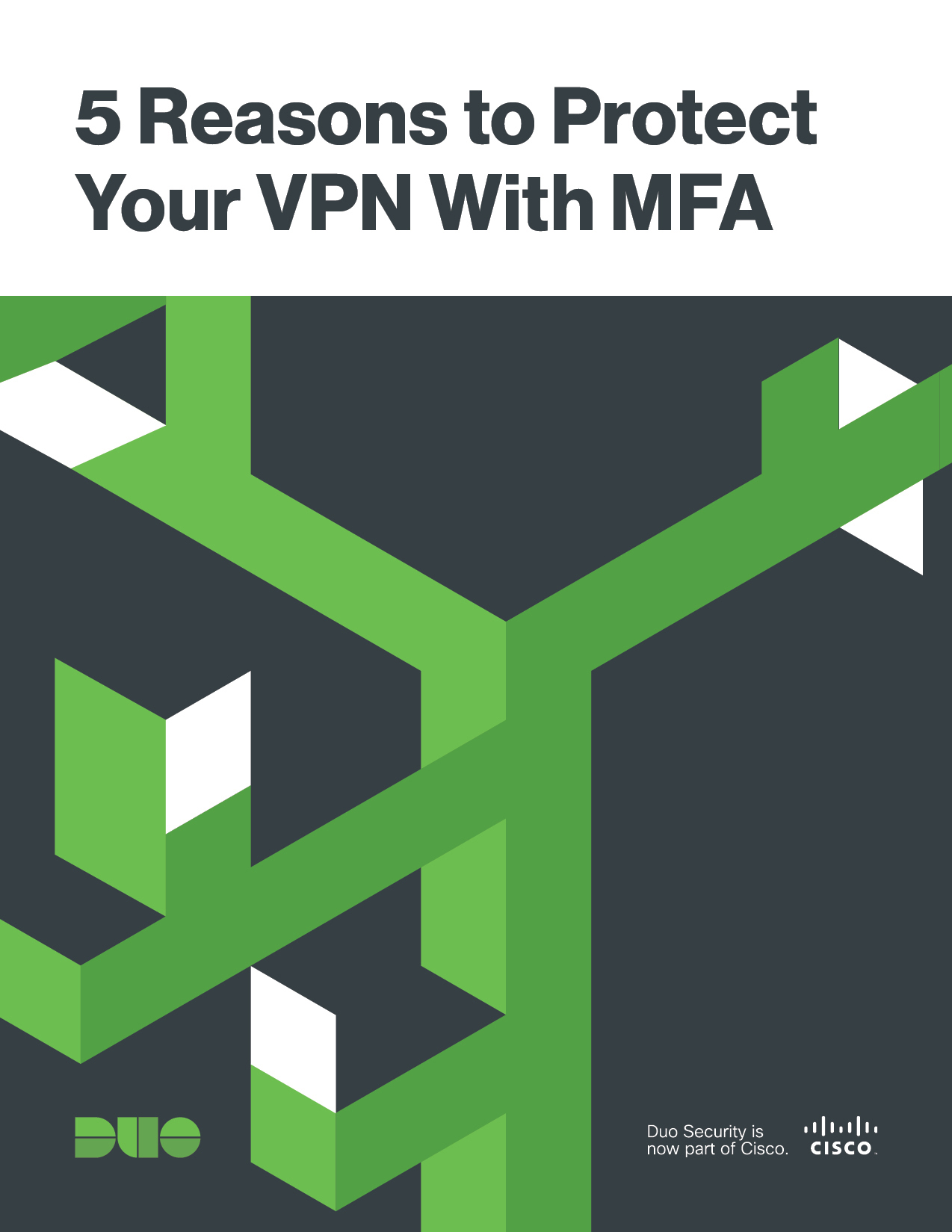 Cover of Five reasons to protect your VPN with MFA eBook