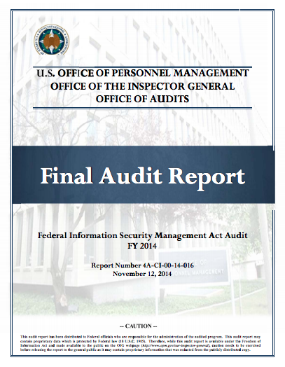 OPM Audit Report