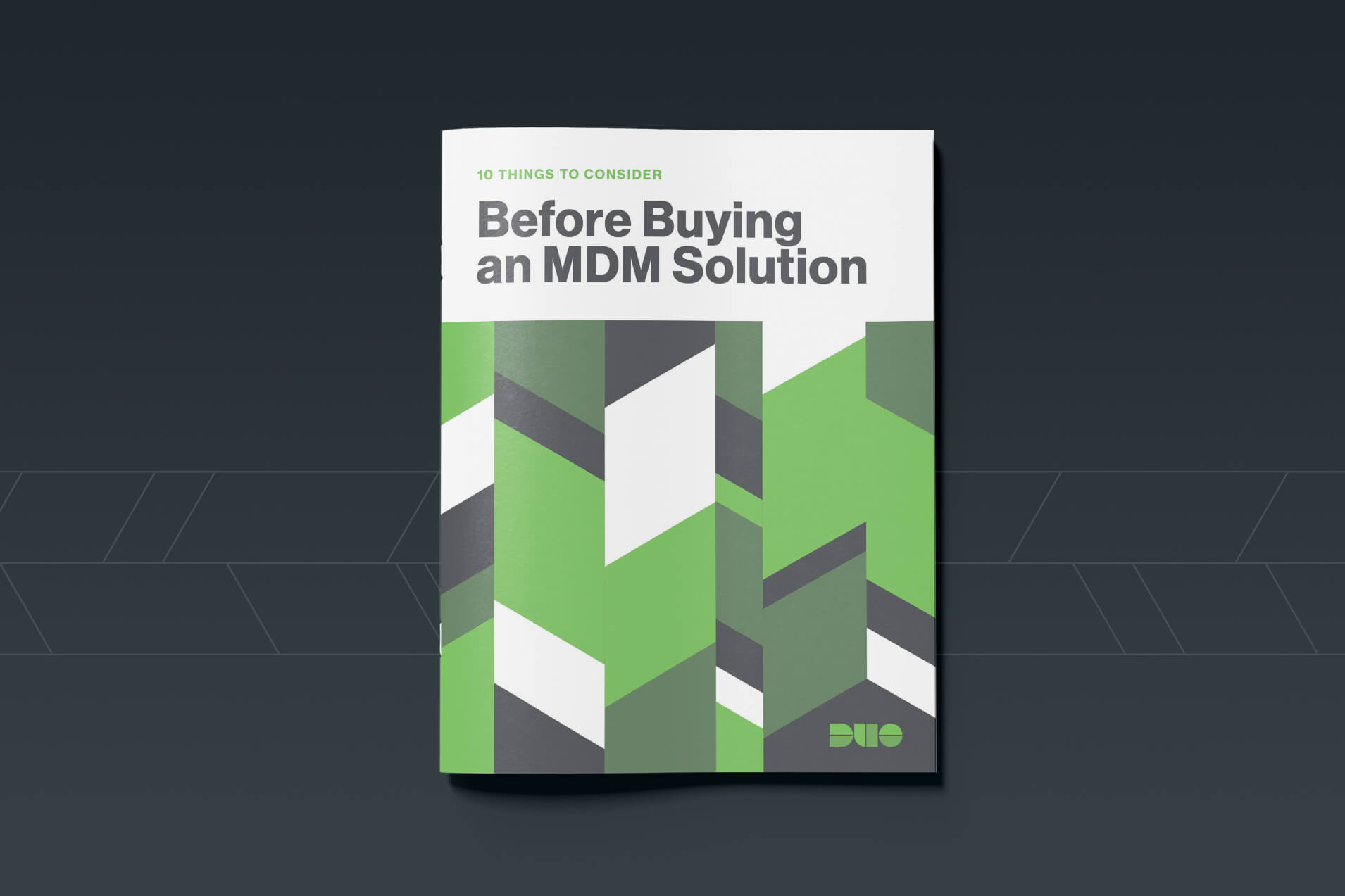 Cover of 10 Things to Consider Before Buying an MDM Solution.